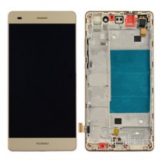 Huawei P8 Lite LCD Digitizer + Frame Gold