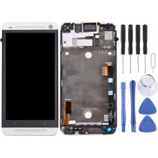 HTC One M7 801E LCD + Digitizer + Frame Silver