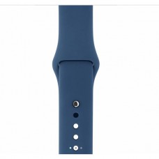 Platina Watchband For iWatch 42mm - 44mm - Donker blauw