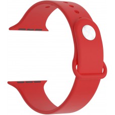 Soft Silicone Band for Apple Watch Series 42mm - Dark red